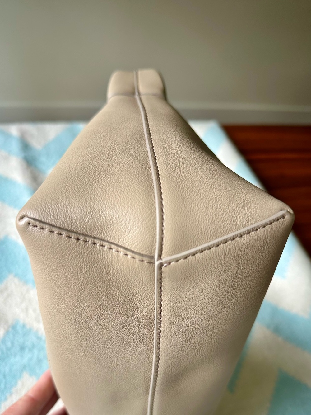 Mansur Gavriel Like-New Candy Hobo, warm grey (taupe) - Picture 10 of 13
